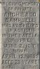 Marker - Archibald Campbell (1