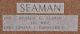 Marker - Gordon E. Seaman back