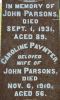 Marker - John Parsons Sr. deta