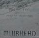 Marker - Robert S. Muirhead ba