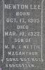 Marker - W. B. MacArthur left