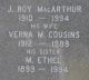 Marker - W. B. MacArthur right